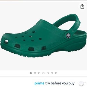 Deep Green Crocs